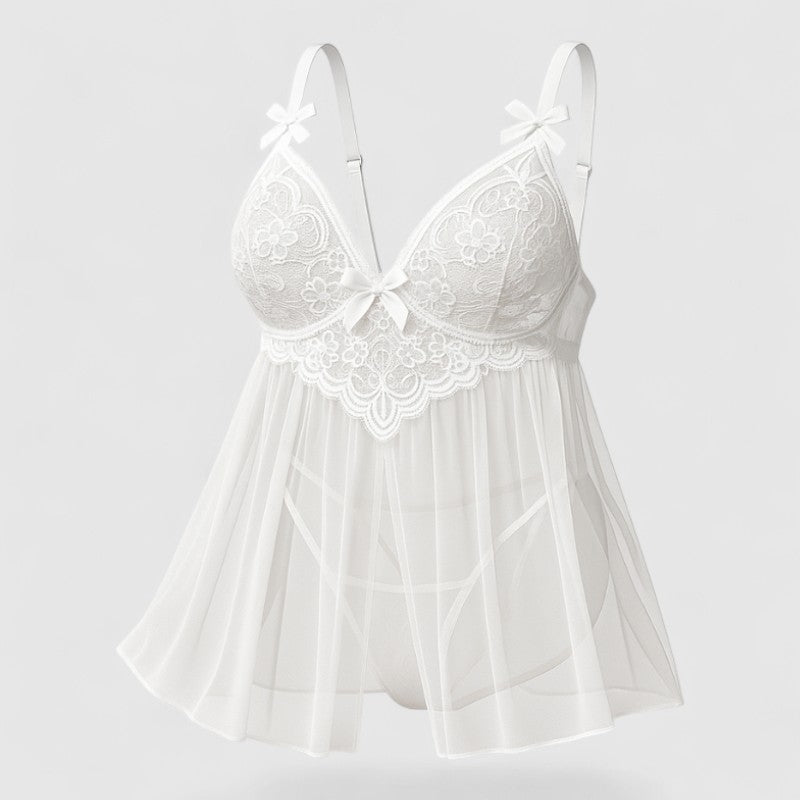 Aantrekkelijke Plus Size Babydoll - inclusief slip