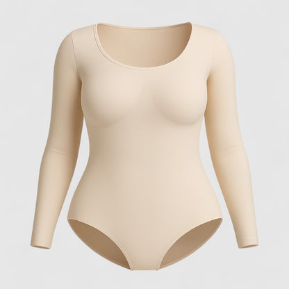 Corrigerende Bodysuit met Lange Mouwen – Shapewear Dames