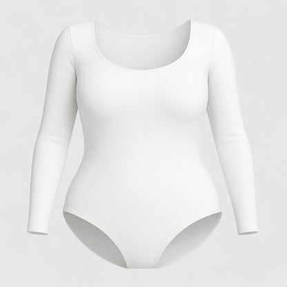 Corrigerende Bodysuit met Lange Mouwen – Shapewear Dames
