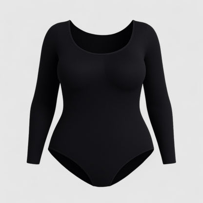 Corrigerende Bodysuit met Lange Mouwen – Shapewear Dames