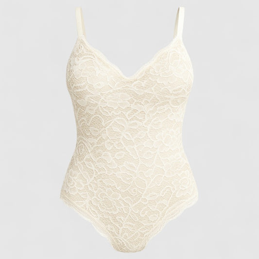 Kanten Corrigerende Thong Bodysuit – Shapewear