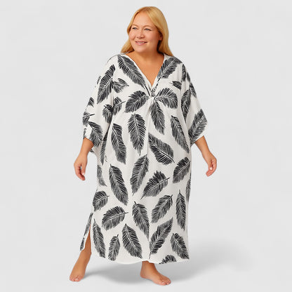 Luchtige Katoenen Tuniek Kaftan Celine