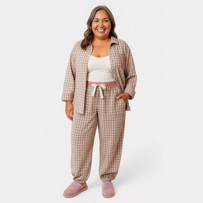 Luxe Dames Pyjama Set – Comfort & Stijl