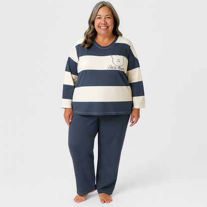 Modieuze Dames Pyjama met Comfortabele Pasvorm