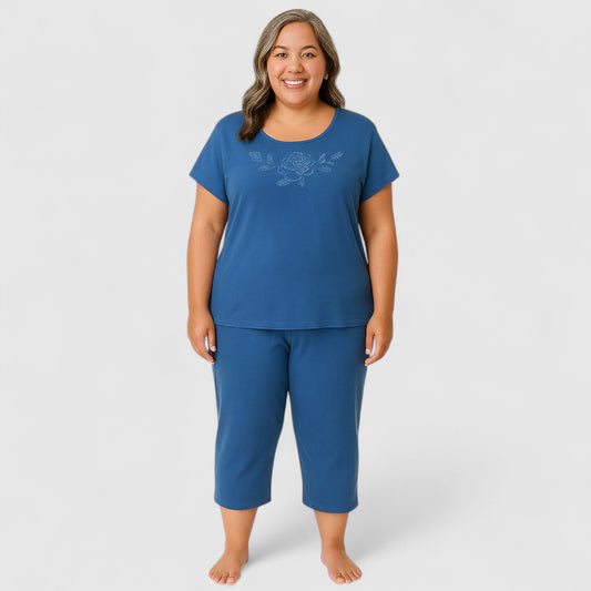 Zachte Dames Pyjama Set – Comfortabele Nachtkleding