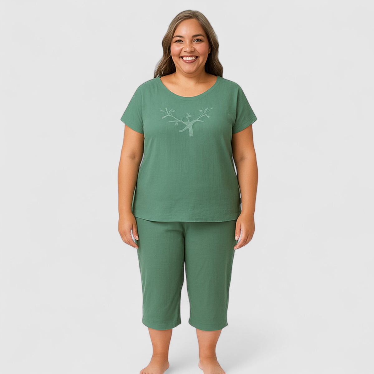 Zachte Dames Pyjama Set – Comfortabele Nachtkleding