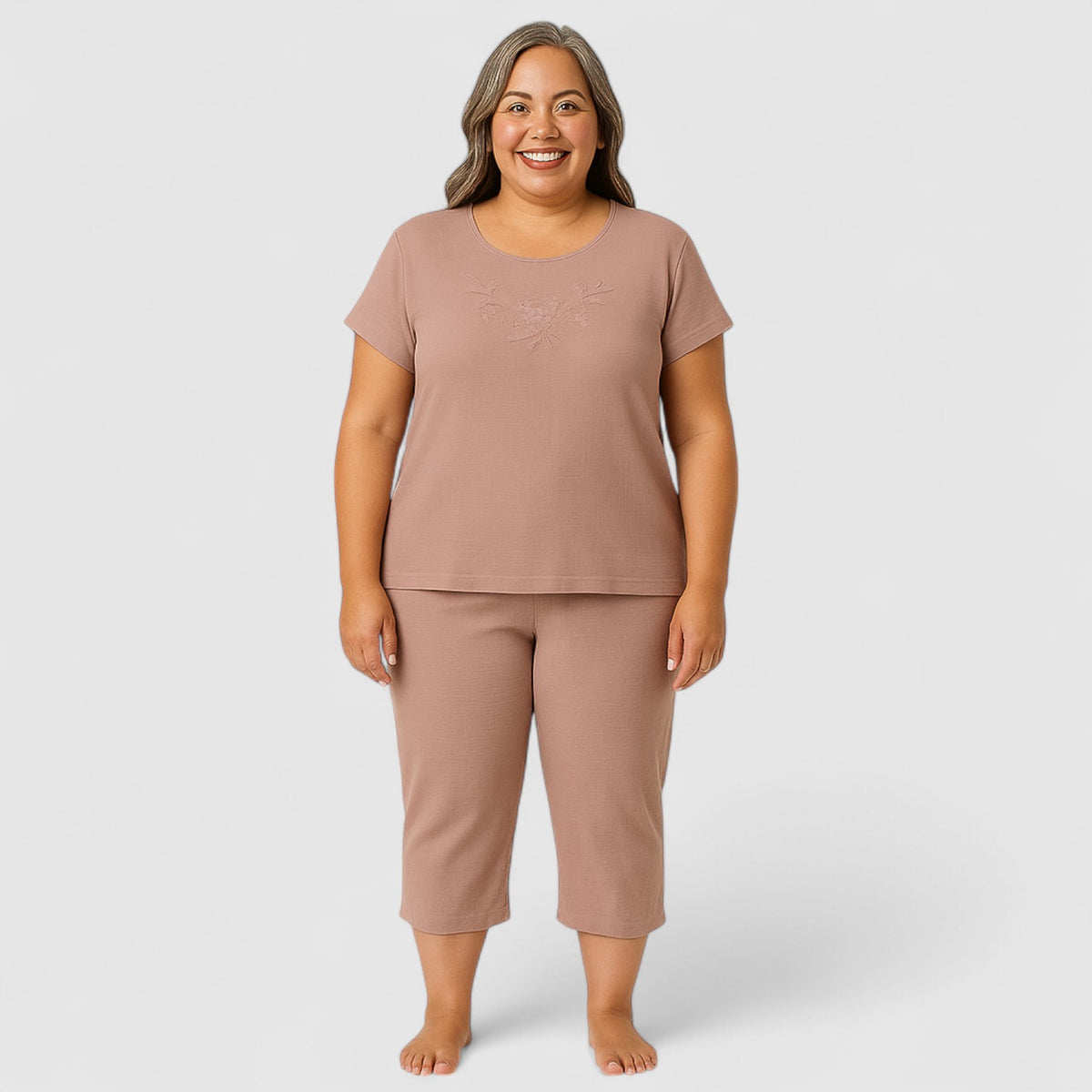 Zachte Dames Pyjama Set – Comfortabele Nachtkleding